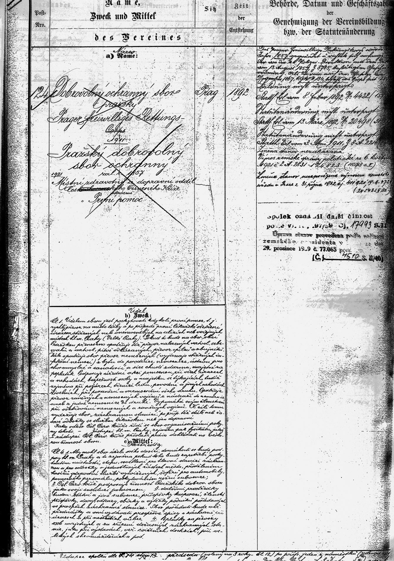 Pražská záchranná služba, Praha, historie, výročí, Zdravotnická záchranná služba hl. m. Prahy