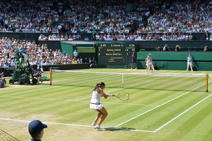 Bartoliová vs. Lisická, finále Wimbledonu 2013