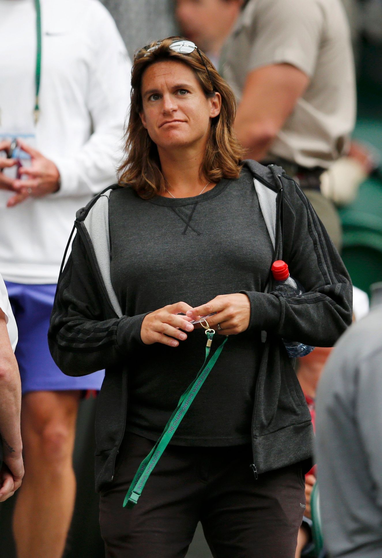 Wimbledon 2015: Amélie Mauresmová, trenérka Andyho Murrayho