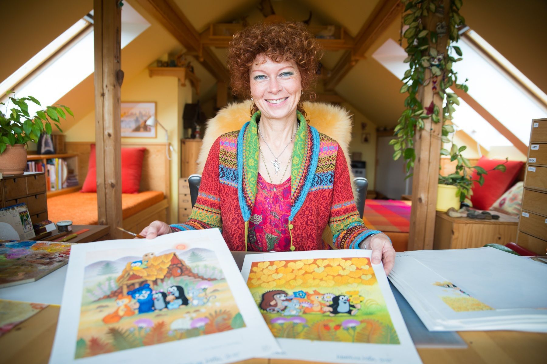 Kateřina Miler - Krtek na návštěvě - Krtečková