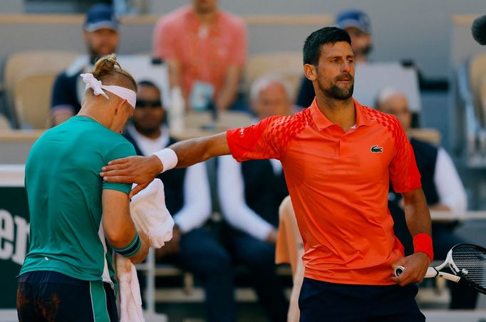 Alejandro Davidovich Fokina a Novak Djokovič