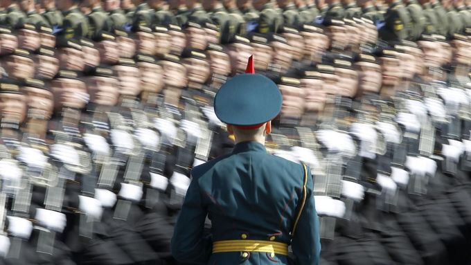 Ruští vojáci v Moskvě (ilustrační foto).