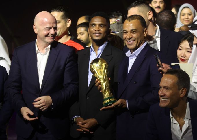 Gianni Infantino, Samuel Eto'o a Cafú