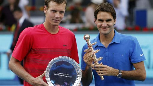 Federer - Berdych, finále v Madridu