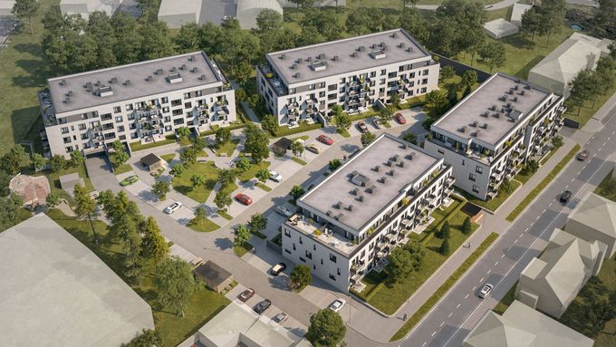 Projekt Portti Kladno od YIT Stavo.
