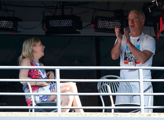 US Open 2014: Chris Evertová a John McEnroe