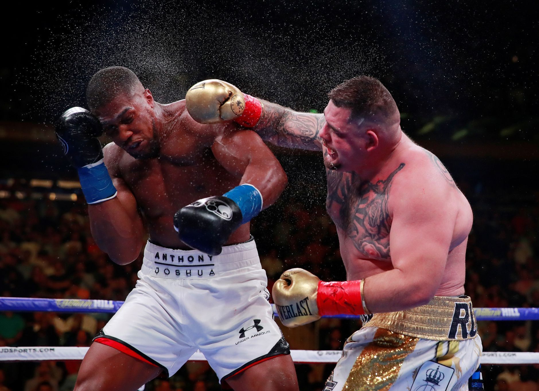 Andy Ruiz v utkání s Anthony Joshuou (2019)