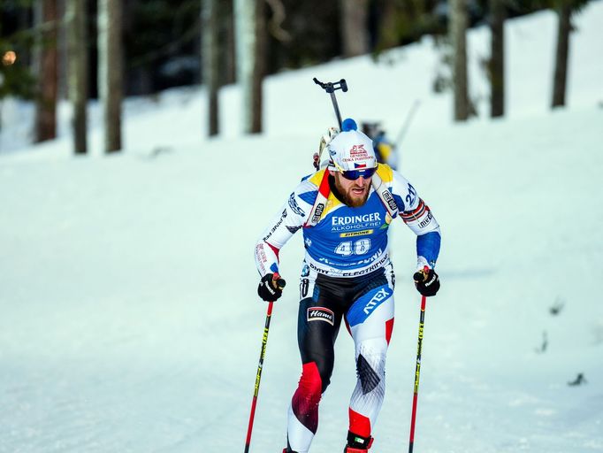 Michal Šlesingr při závodech SP v Östersundu.