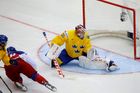... a útočník San Jose už v osmé vteřině překonal v úniku střelou na lapačku Nilssona.