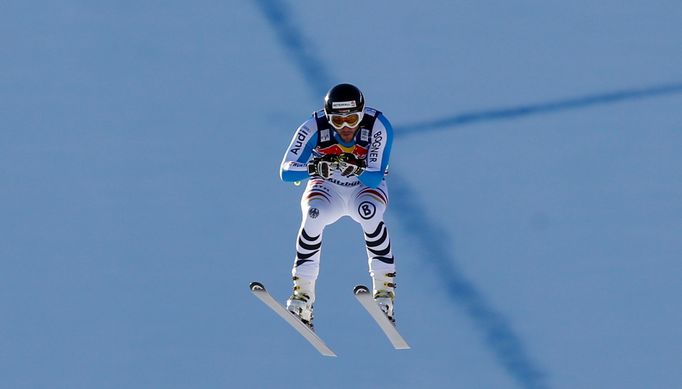 Tréninky na sjezd v Kitzbühelu (Hahnenkamm, 2013) - Stephan Keppler