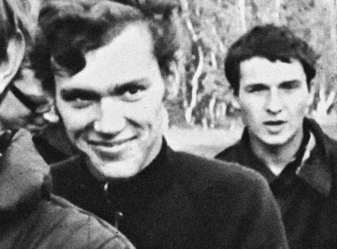 Reprofoto z filmu "Studenti VŠE v Sovětském svazu" od Jiřího Vystřičana z roku 1967.