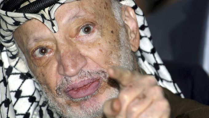 Jásir Arafat na snímku ze 4. září 2004.