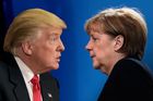 Merkelová s Trumpem se sejdou v pátek, potvrdil Berlín