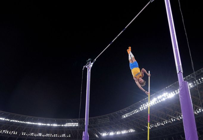 Švédský tyčkař Armand Duplantis a jeho rekord při MS v atletice 2025 v Tokiu