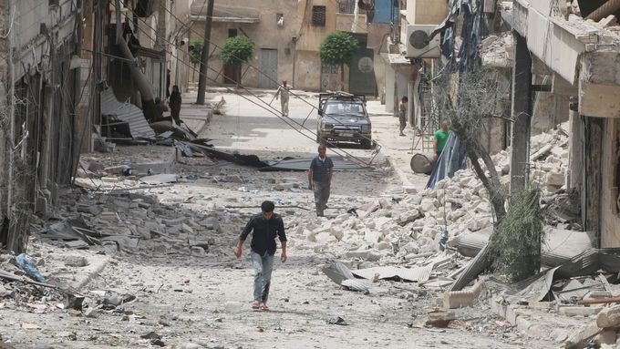 Syrské město Aleppo