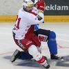 Slavia vs. Plzeň, 9. kolo hokejové extraligy (Bednář)