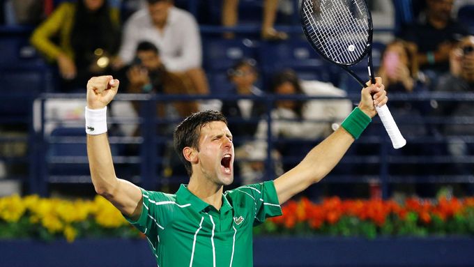 Novak Djokovič v semifinále turnaje v Dubaji