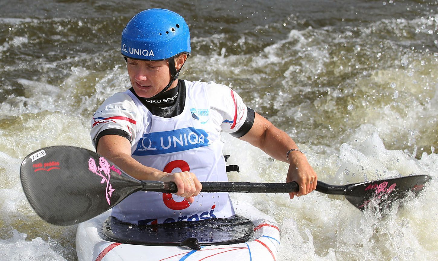 Vodní slalomáři na Světovém poháru 2012 v pražské Troji.