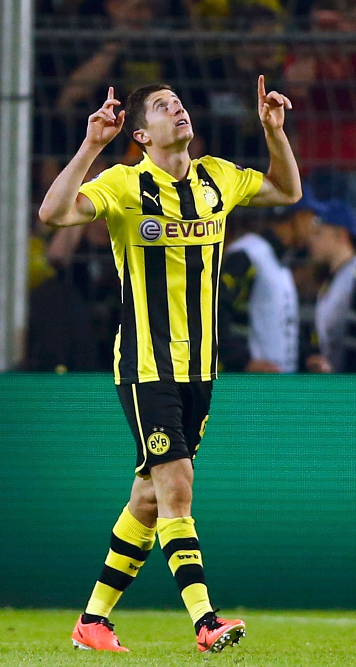 LM, Dortmund - Real: Robert Lewandowski, gól na 3:1