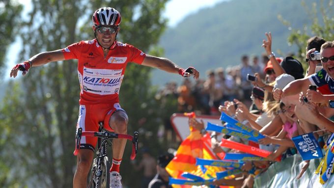 Joaquín Rodríguez se raduje z vítězství v etapě