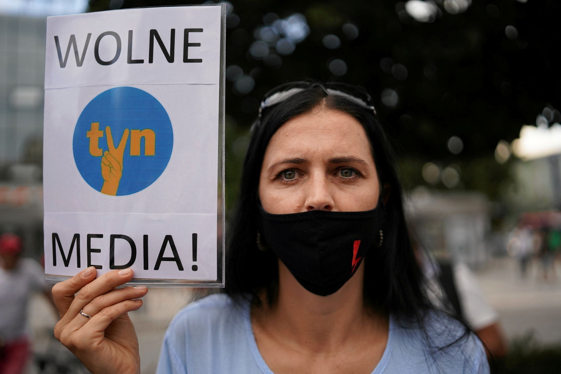 polsko média protest