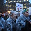 Protesty proti Trumpovi v New Yorku, leden 2017