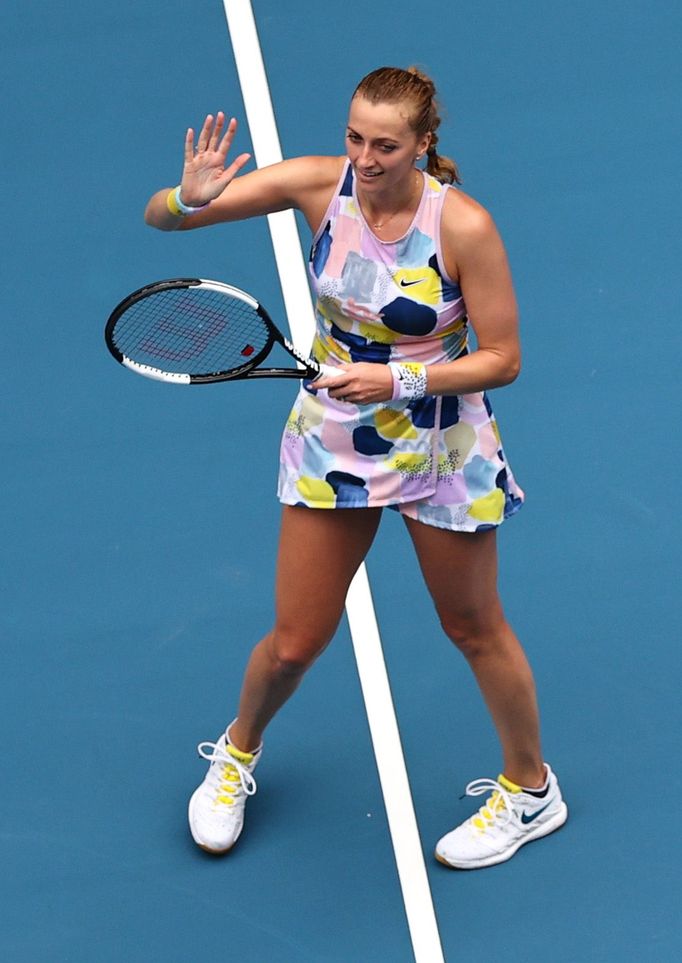 Petra Kvitová ve druhém kole Australian Open.