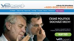 Miloš Zeman v reklamě na cigarety