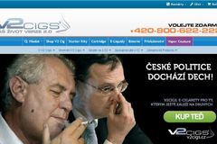 Miloš Zeman v reklamě: S cigaretou vykuřuje vládu