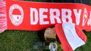 Pochod fanoušků fotbalové Slavie na 283. derby (jaro 2015)