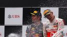 VC Číny: Lewis Hamilton a Mark Webber