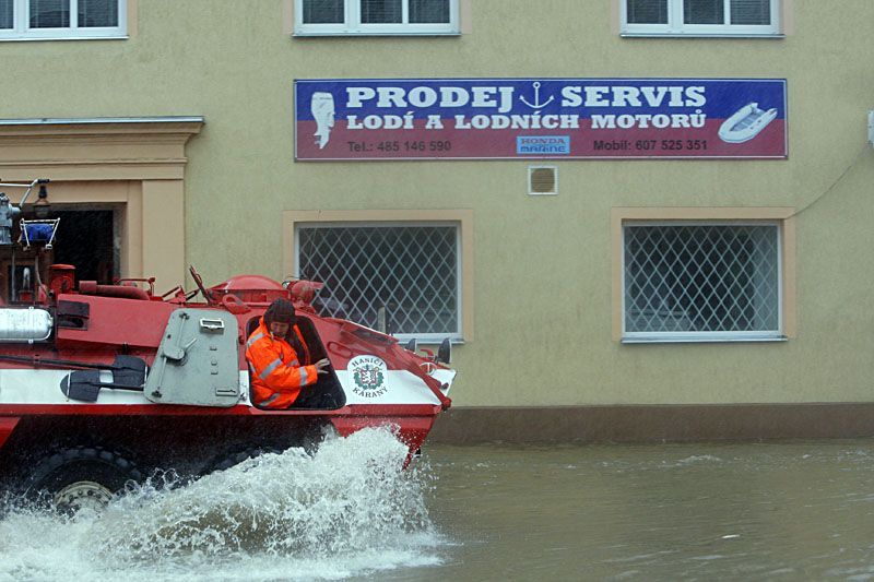 Povodně srpen 2010 - Mníšek objektivem Ludvíka Hradílka