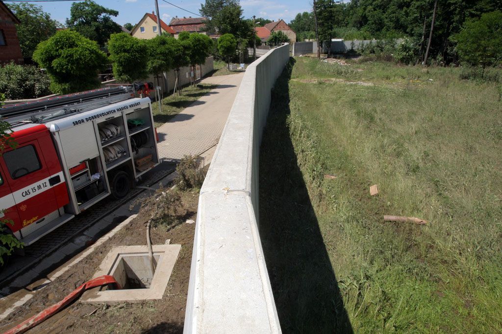 Hořín po povodních
