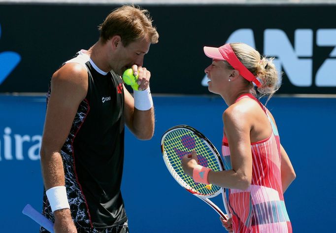 Lukasz Kubot a Andrea Hlaváčková na Australian Open 2016