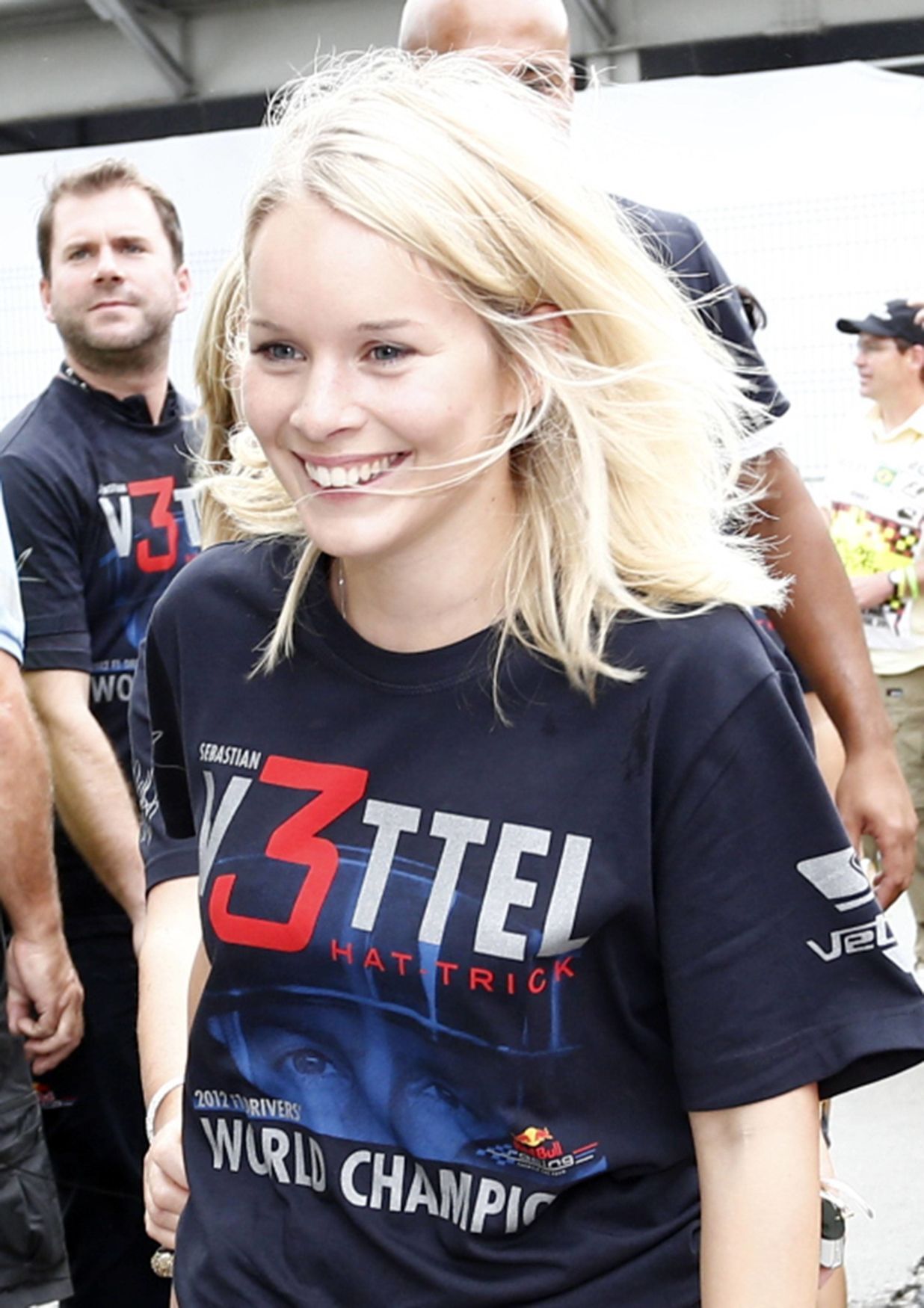 Hanna Spraterová, partnerka Sebastiana Vettela (2012)