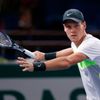 Tomáš Berdych v souboji s Kevinem Andersonem na masters v Paříži