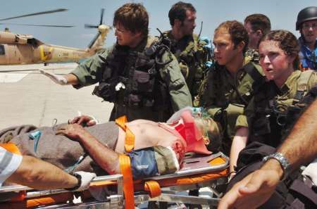 Zraněný izraelský voják