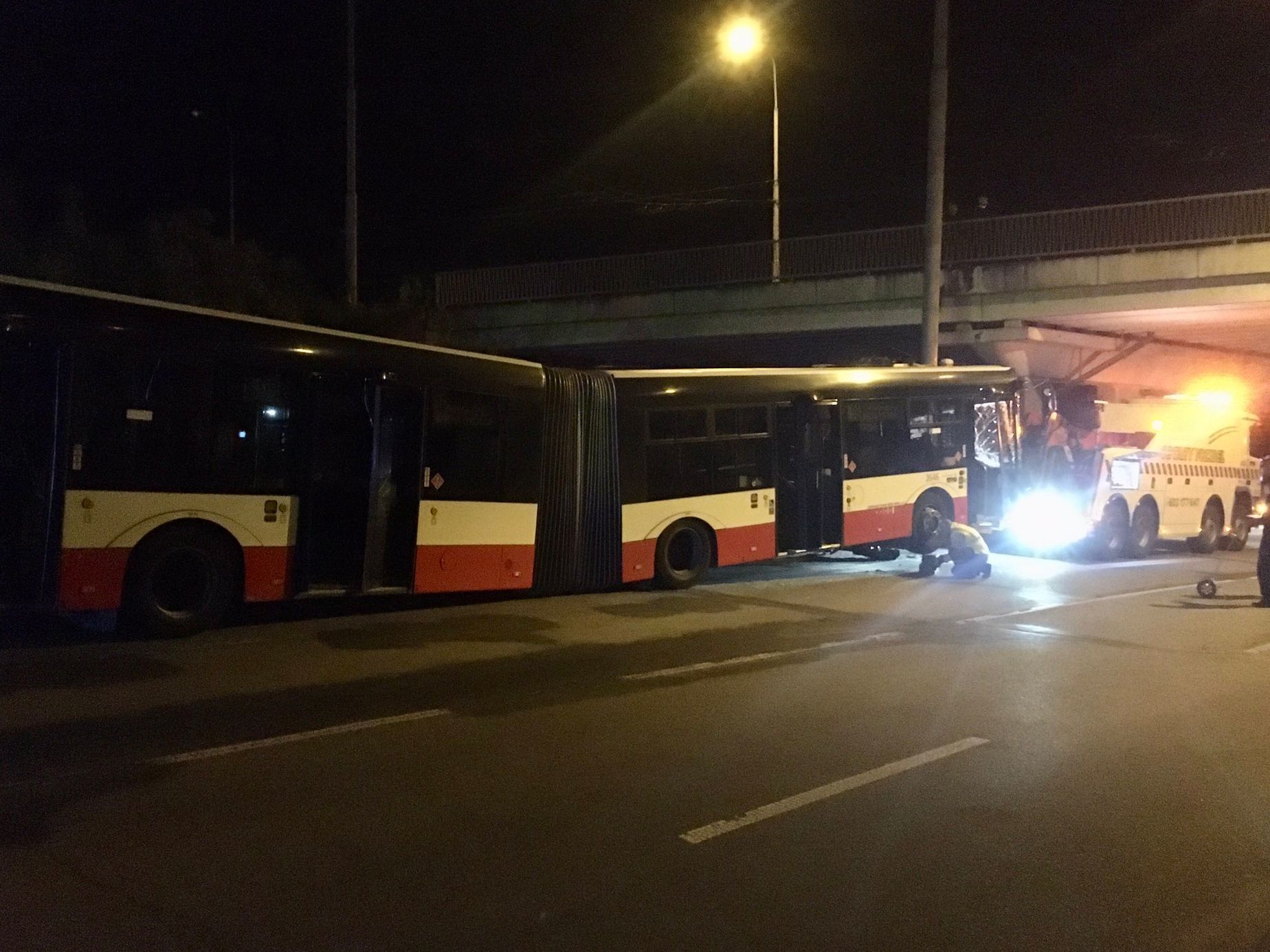 Brno autobus nehoda