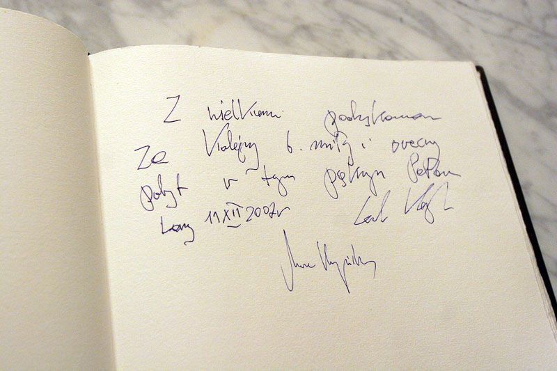 Kaczynski s Klausem v Lánech