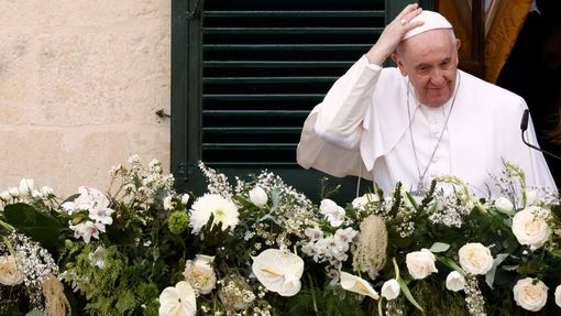 Papež František při své dvoudenní návštěvě na Maltě.