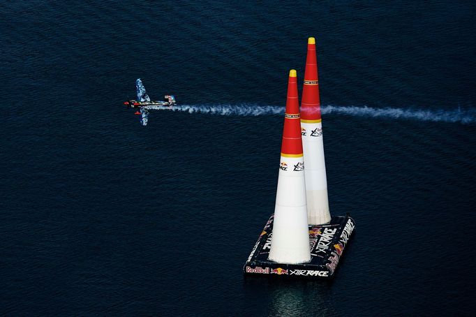 Petr Kopfstein v závodě Red Bull Air Race v Kazani 2019