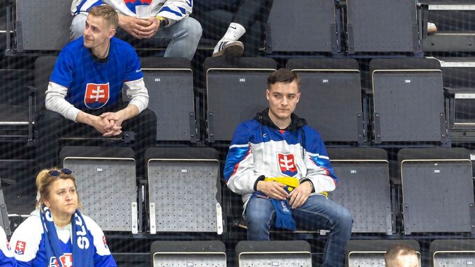 Zklamaní fanoušci hokejistů Slovenska na MS 2025