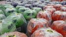 Packaged recycling waste bins wait to be put out in the London 2012 Olympic Park at Stratford in London July 12, 2012. Preparations for the London Olympics have put Britain's intelligence agencies under significant pressure, as the country stages its largest ever peacetime security operation, MPs said on Thursday. REUTERS/Luke MacGregor (BRITAIN - Tags: SPORT OLYMPICS) Published: Čec. 12, 2012, 5:57 odp.