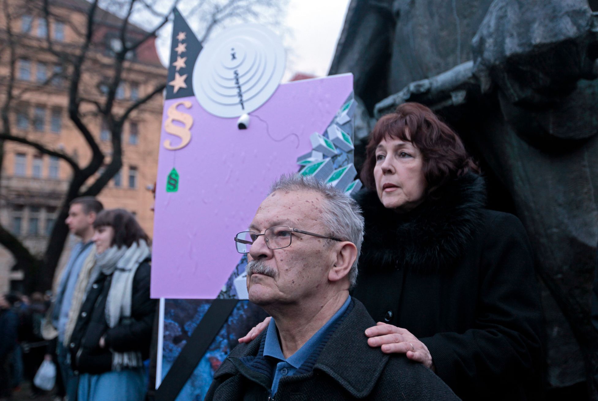 Demonstrace v Bratislavě 16. 3. za vypsání předčasných voleb