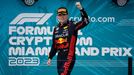 Max Verstappen z Red Bull)u slaví triumf ve VC Miami F1 2023