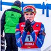 Gabriela Soukalová během biatlonové štafetě v Anterselvě