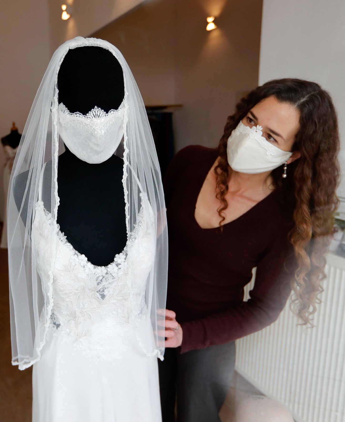 Zuzana Čaputová v roušce