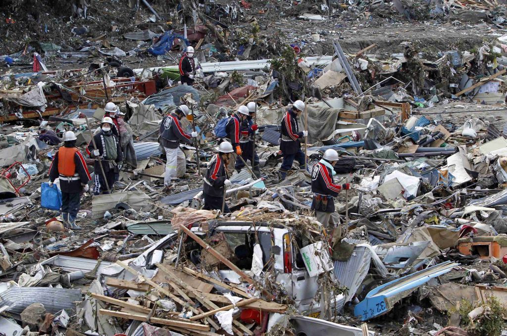 Japonsko dva dny po tsunami