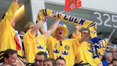 MS 2016, Česko-Švédsko: švédští fanoušci
