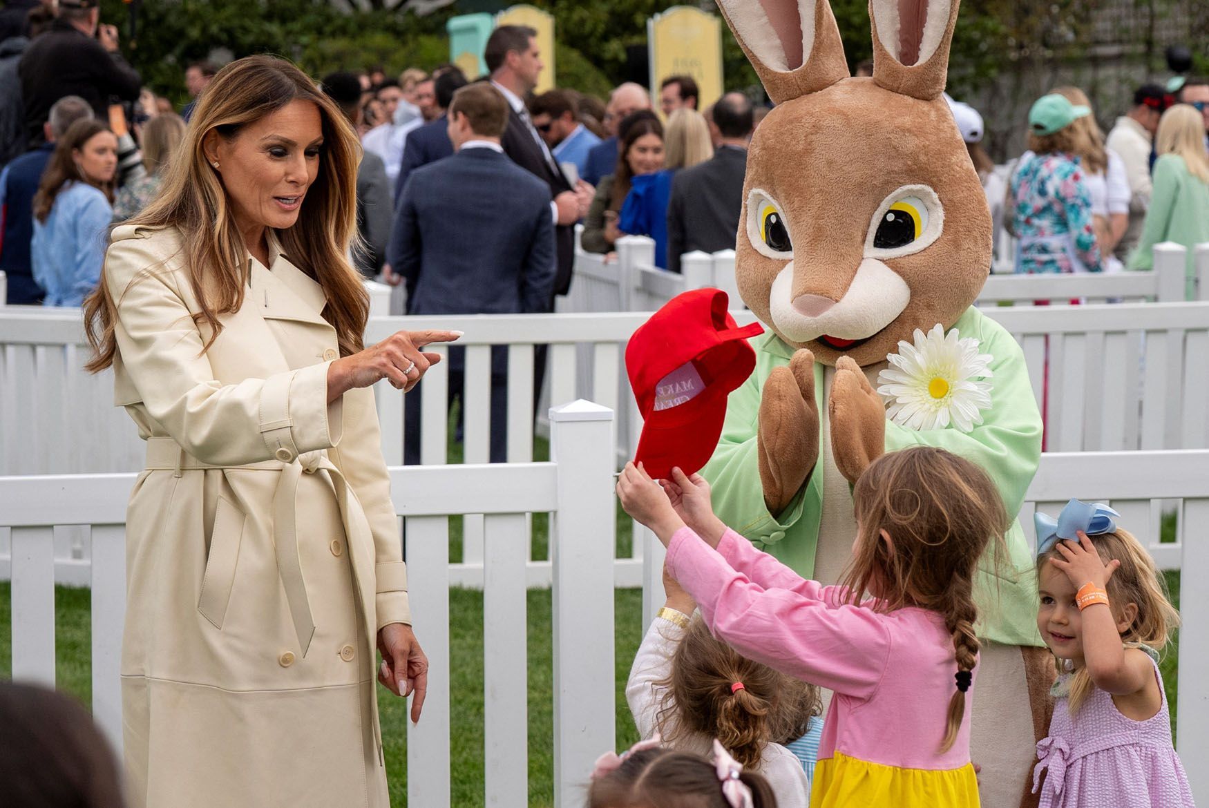 Trump, Melania,  Easter Egg Roll